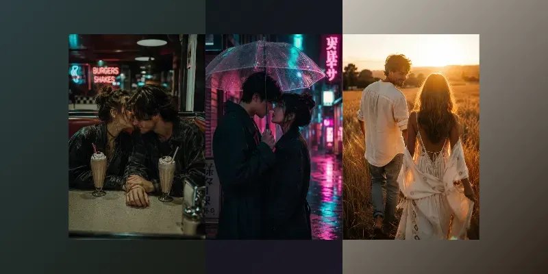 Cinematic Candid Romances generated by undefined