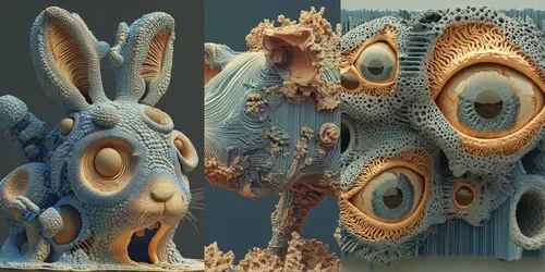 Surreal Abstract Galleries generated by midjourney