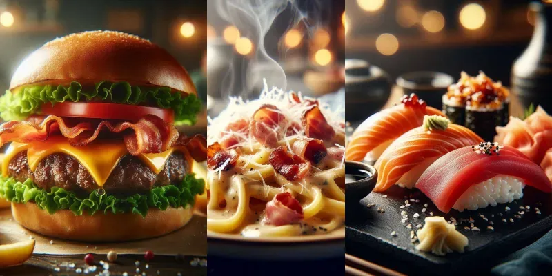 Hyperrealistic Gourmet Food Photography generated by undefined