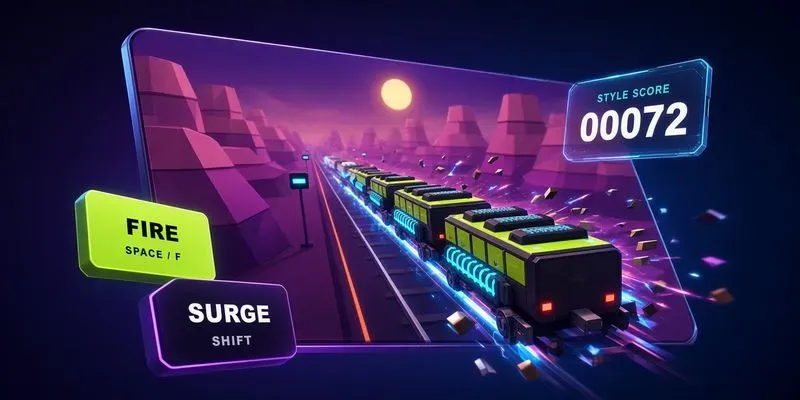 3D Armored Train Game Builder