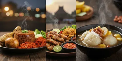 Yogyakarta Dishes Stock Photos generated by gemini-image