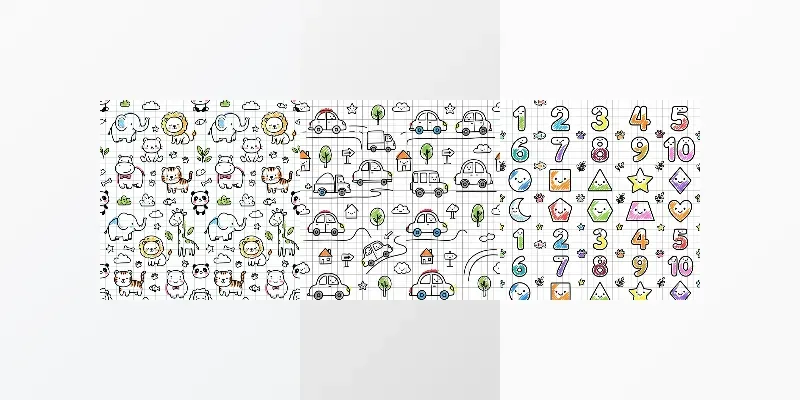 Notebook Doodle Prints generated by undefined