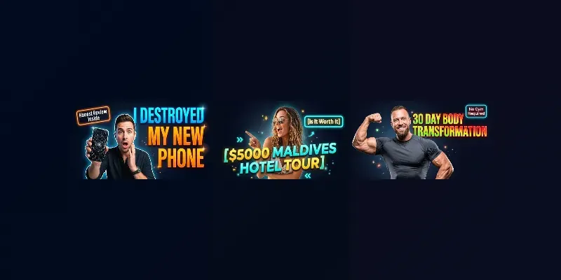 Viral YouTube Thumbnails generated by undefined