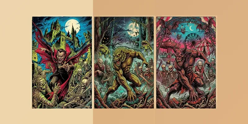 Vintage Horror Comic Art