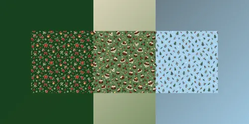 Ditsy Christmas Seamless Patterns generated by chatgpt-image