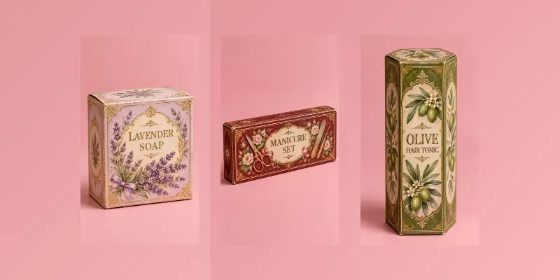 Cardboard Beauty Packaging Advertising
