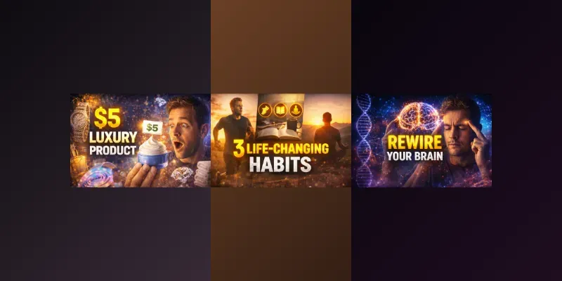 YouTube 3 Word Viral Thumbnails generated by undefined