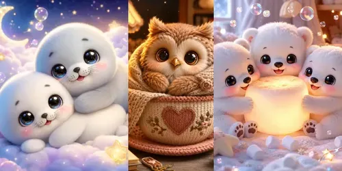 Dreamy Kawaii Plush Friends Collections generated by chatgpt-image