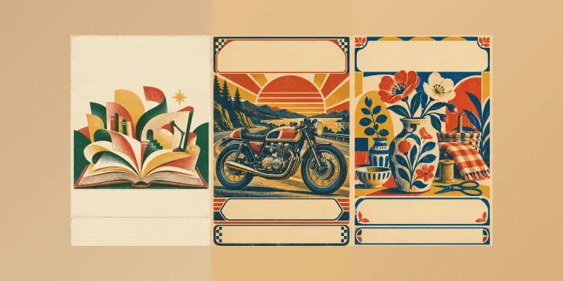 Vintage Riso Event Poster Studios