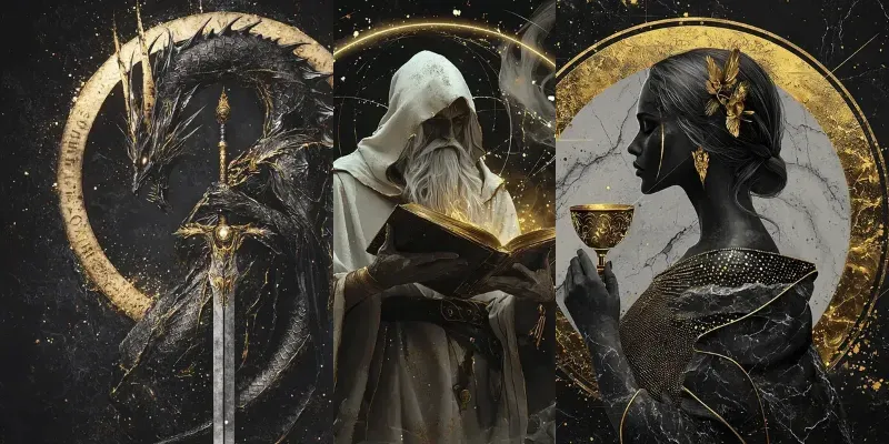 Golden Circle Of The Black Gods generated by undefined