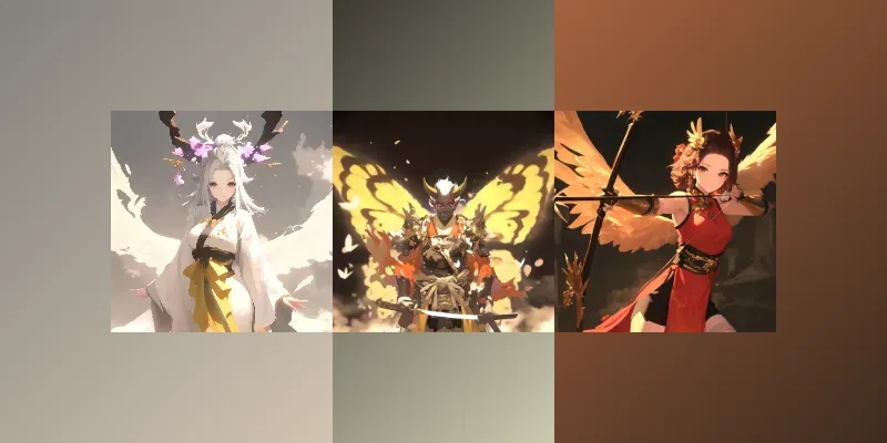 Fantasy Winged Characters Collection generated by undefined