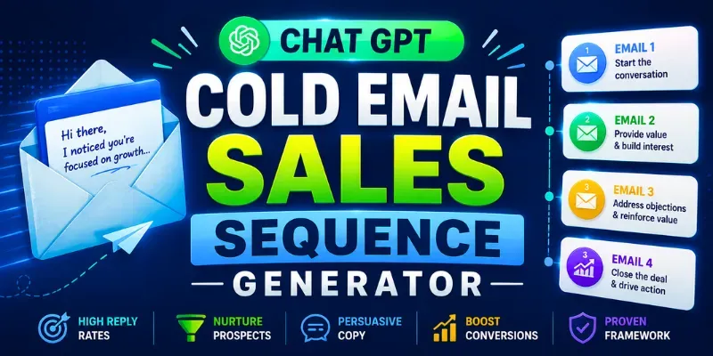 Cold Email Sales Sequence Generator generated by undefined