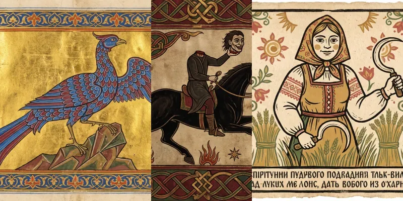 Ancient Folklore Splash Art Plates generated by undefined
