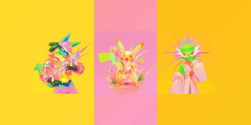 Dynamic Fantasy Pokemon Art generated by undefined
