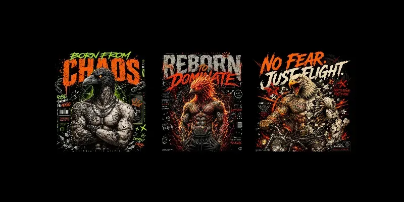 Birdcore Urban Tattoo Vibes Designs generated by undefined