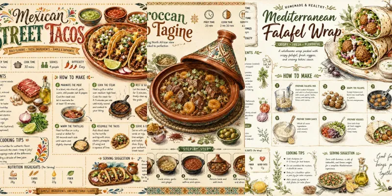 Recipe Infographics generated by undefined