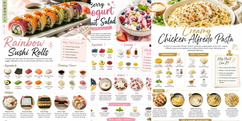Recipe Infographic Generator generated by undefined
