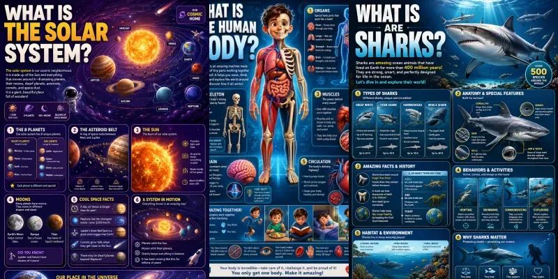 Kids Educational Poster Generator generated by undefined