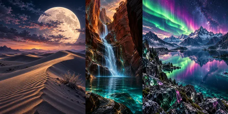Dreamy Nature Scene Visuals