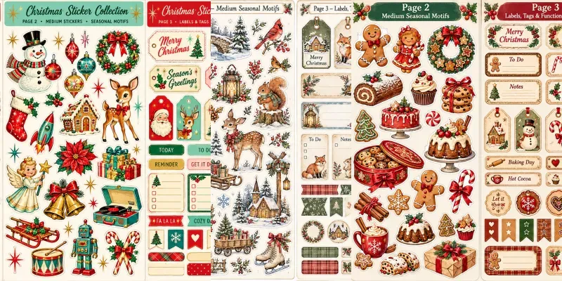 Christmas Sticker Collection