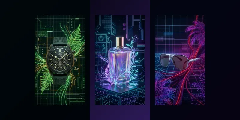 Neon Cyber Mirage generated by undefined