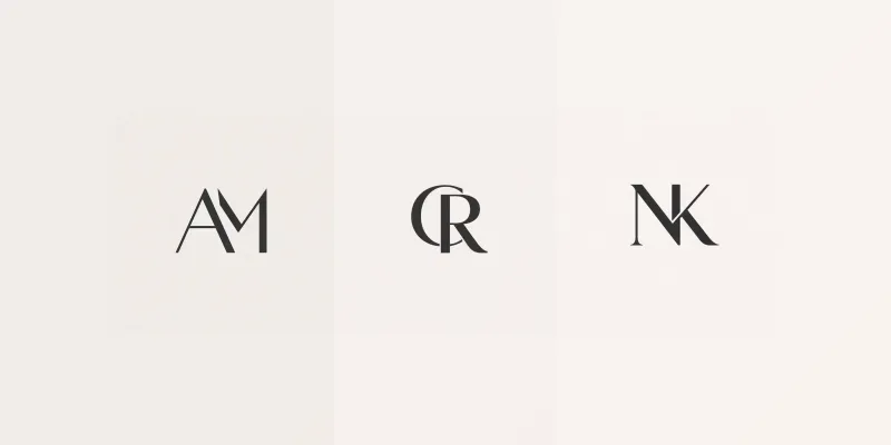 Minimalist Monogram Logo Systems generated by undefined