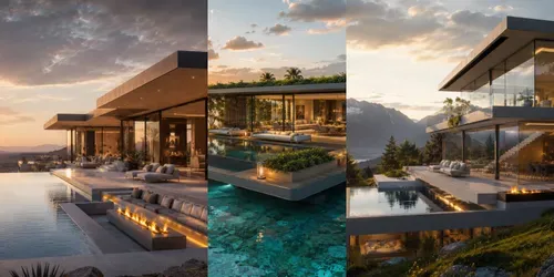 Luxury Architecture Visualizations generated by chatgpt-image
