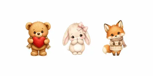 Fluffy Animal Clipart generated by chatgpt-image