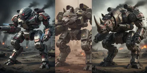 War Alloy Behemoths generated by gemini-image