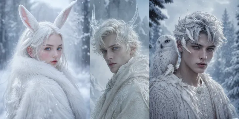 Ethereal Winter Fantasy Portraits
