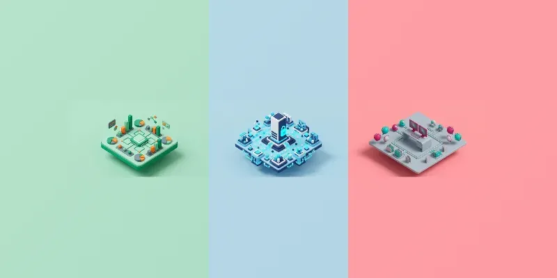Isometric Saas Tech Microworlds