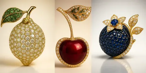 Luxury Fruit Jewelry Designs generated by chatgpt-image