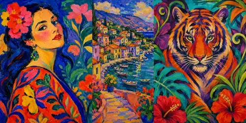Wild Color Expressions generated by chatgpt-image
