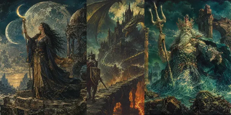 Dark Vintage Fantasy Covers generated by undefined