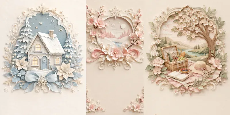 Papercut Journal Covers generated by undefined