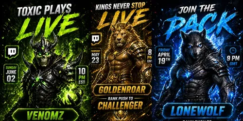 Cinematic Esports Poster Generator generated by chatgpt-image