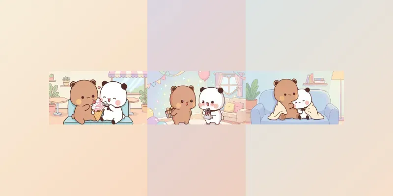 Cute Dudu Bubu Couple Image Prompt generated by undefined