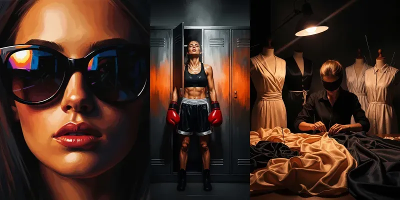 Cinematic Pop Portraits generated by undefined