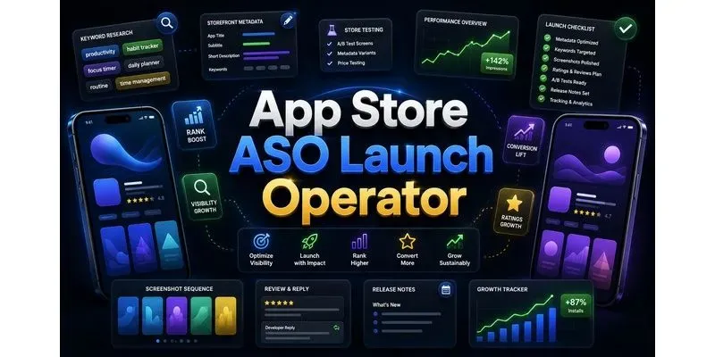 App Store Aso Launch Operator generated by undefined