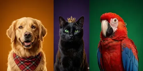 3D Cinematic Pet Portrait Creators generated by gemini-image