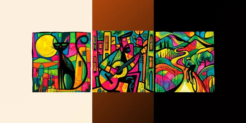 Bold Expressionist Poster Art generated by undefined