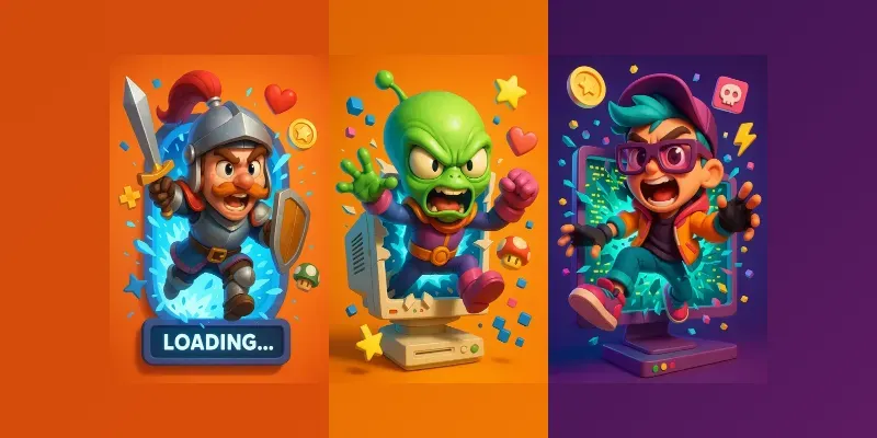 3D Game Character Breakouts generated by undefined