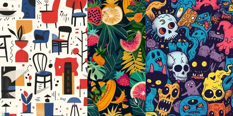 Dynamic Pattern Illustrations generated by undefined