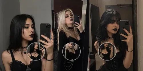 Goth Girls Seducing Viewers Videos generated by veo