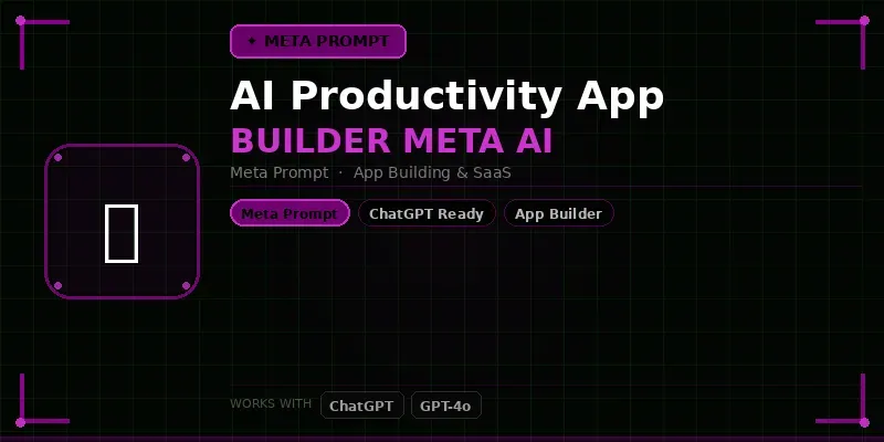 Productivity App Builder Meta Ai generated by undefined