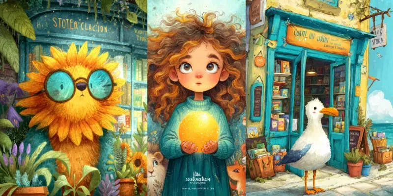 Dreamy Storybook Illustration generated by undefined
