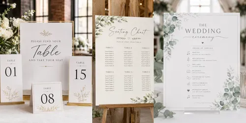 Wedding Event Signage Mockup Builders generated by chatgpt-image