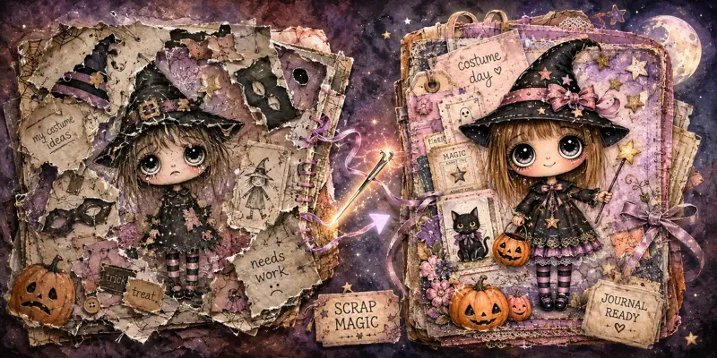 Childhood Costume Play Junk Journals generated by undefined