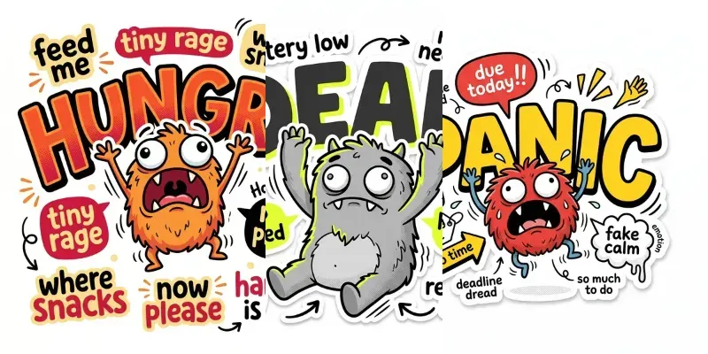 Viral Monster Quote Art generated by undefined