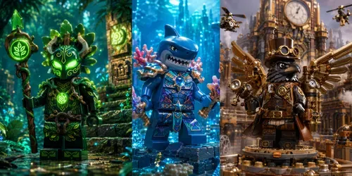 Lego Epic Heroes Collections generated by chatgpt-image
